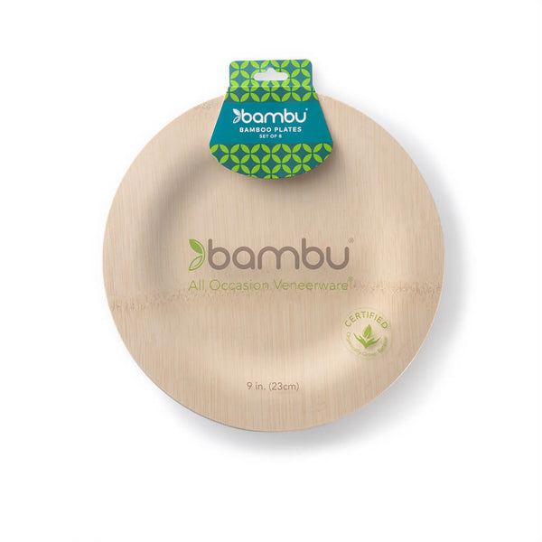 Biodegradable Bamboo Round Plates