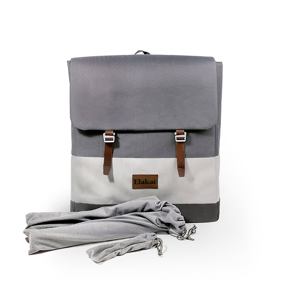 Grey Elakai Social Pong Carrying Bag Front View