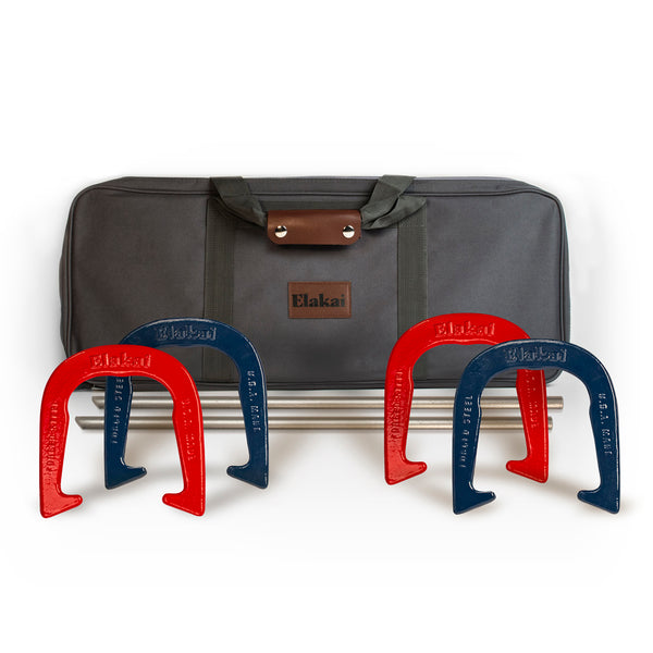 Elakai Horseshoes Game Set With Carrying Bag