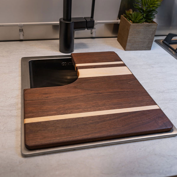 Wood Sink Cutting Boards for Flying Cloud Travel Trailers