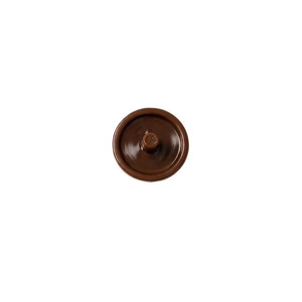 brown screw cap cover
