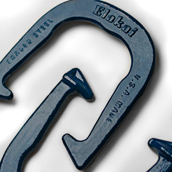 Navy Blue Elakai Horsehoe Up-close View