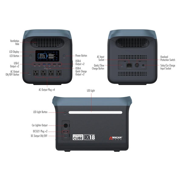 Lithium Cube by Wagan Tech