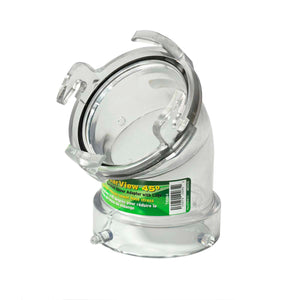 45 Degree Clear Hose Adapter