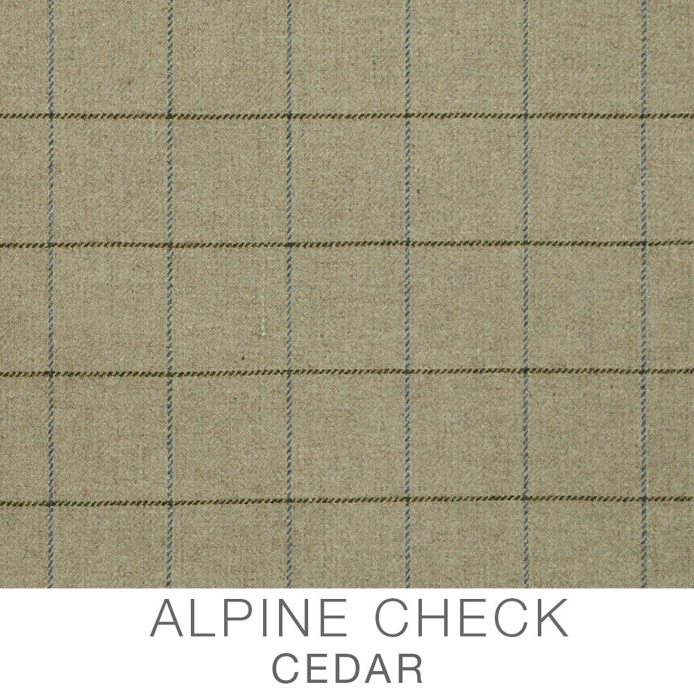 #Fabric Option_Alpine Check: Cedar
