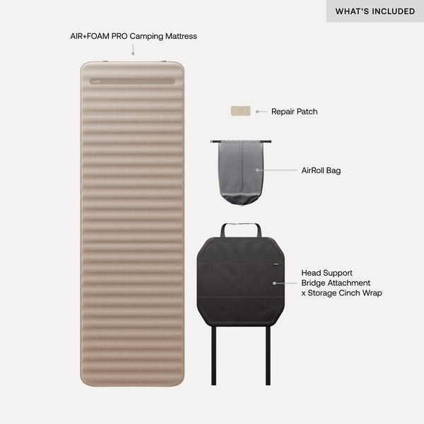 Air + Foam Pro Camping Mattress by Luno