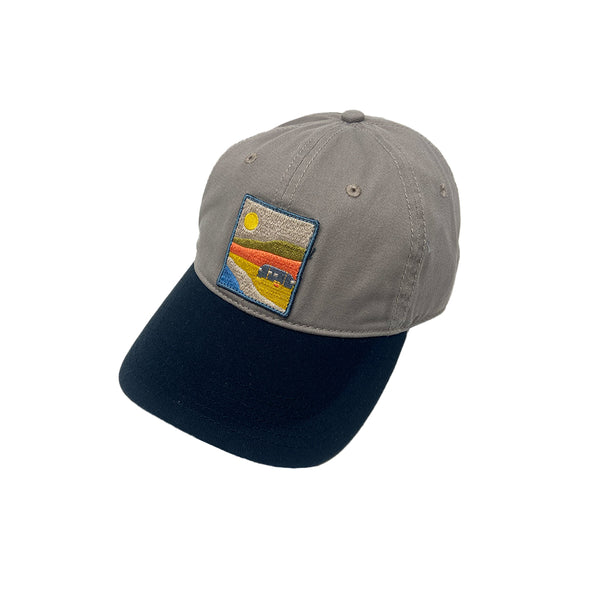 Airstream Beach Scene Vintage Wash Hat