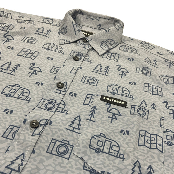 Airstream Conversational Button Down Shirt