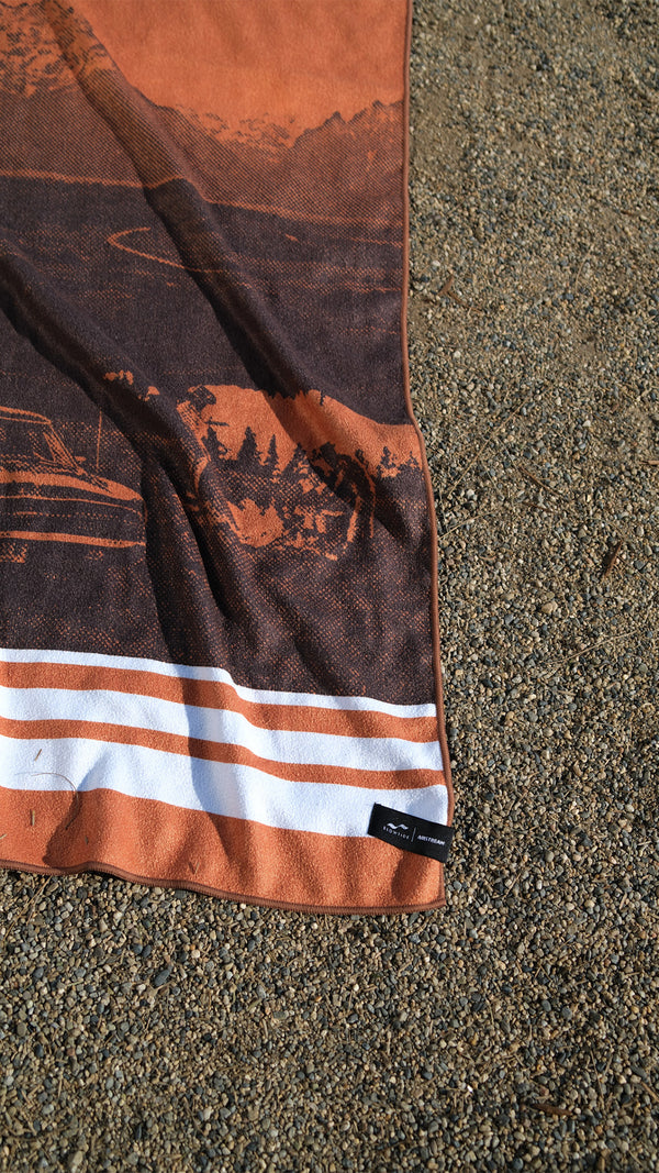 Airstream x Slowtide Heritage Route Quick Dry Travel Towel