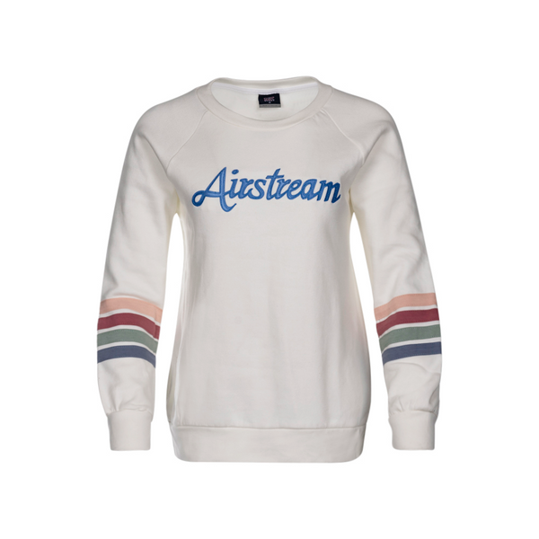 Airstream Script Arm Stripe Women's Sweatshirt