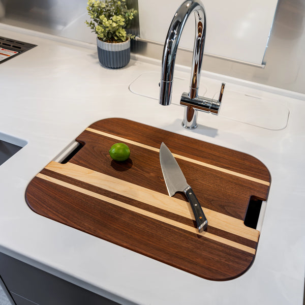 Airstream Custom Sink Cutting Boards for Pottery Barn Travel Trailers