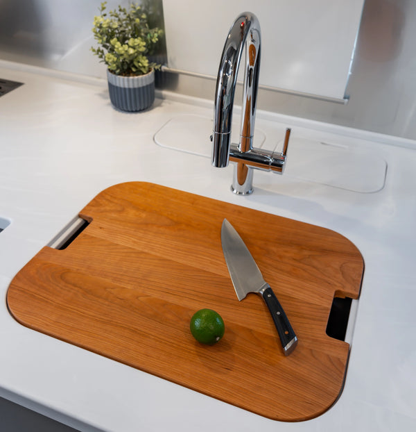 Airstream Custom Sink Cutting Boards for Pottery Barn Travel Trailers