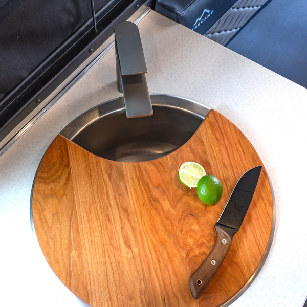 Airstream Custom Sink Cutting Boards for Safari Travel Trailers