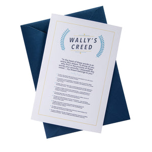Airstream Wally's Creed Greeting Card