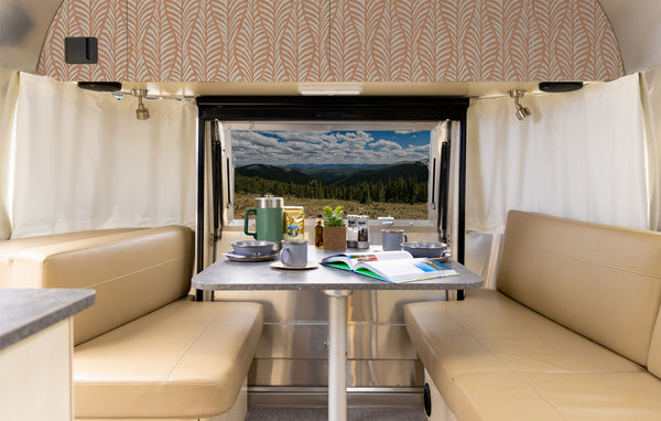 Block Print Leaves Peel + Stick Removable Wallpaper