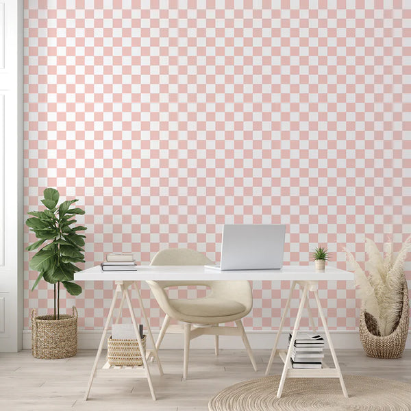 Checkmate Peel + Stick Removable Wallpaper