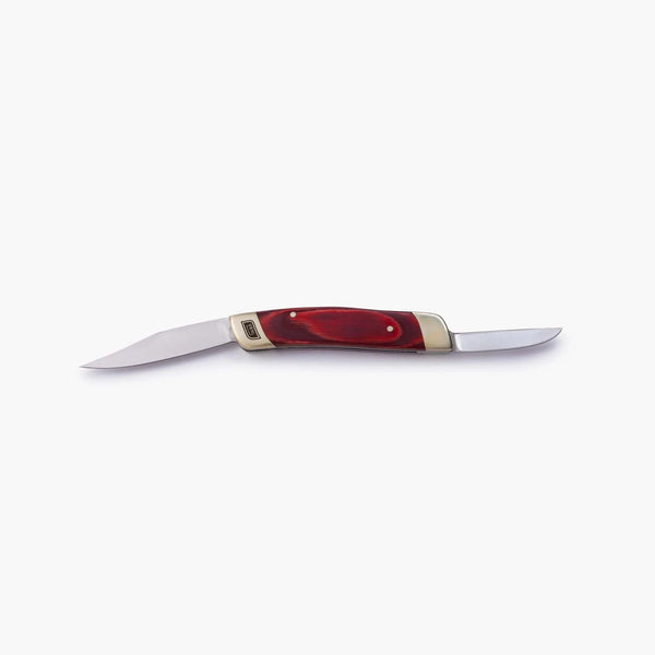 Double Blade Folding Pocket Knife by Barebones