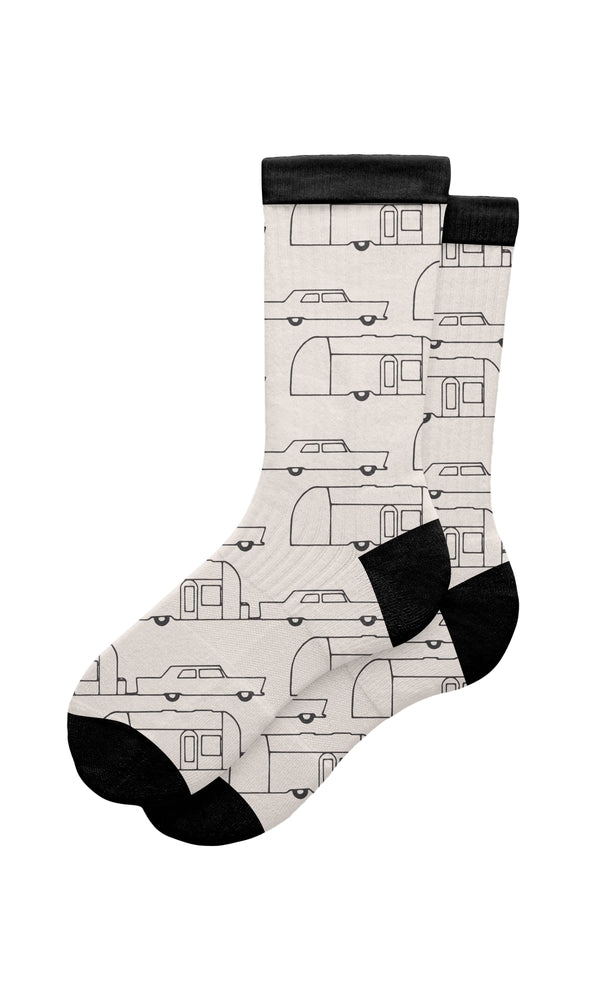 Airstream Outline Trailer Crew Socks