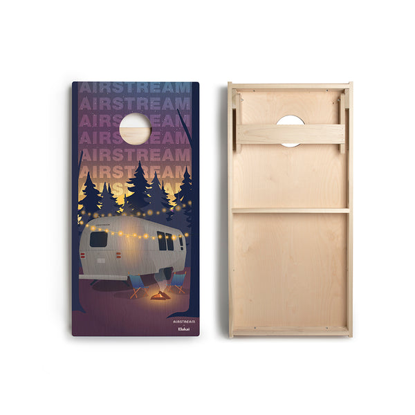 Elakai Cornhole Board Airstream Campsite Design