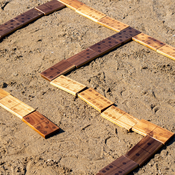 Elakai Giant Dominoes Game In The Sand