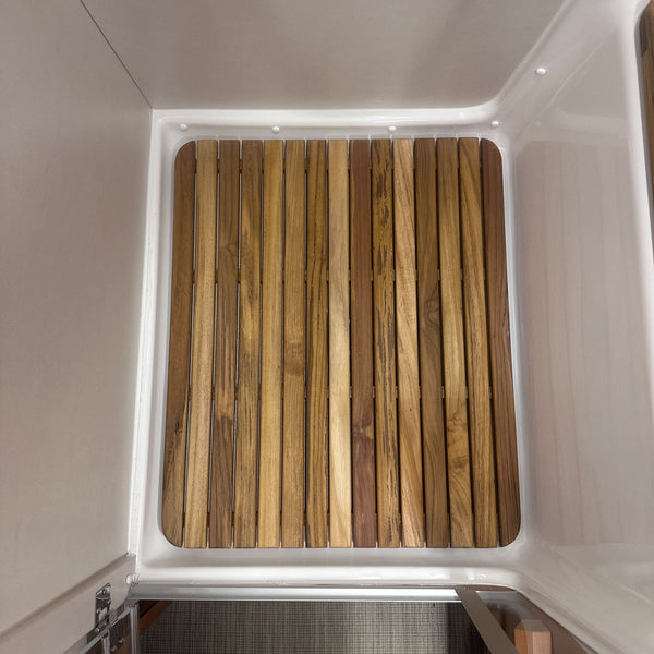 Airstream Teak Shower Mat for Frank Lloyd Wright Limited Edition Travel Trailers