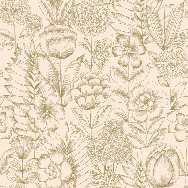 Homestead Floral Peel + Stick Removable Wallpaper