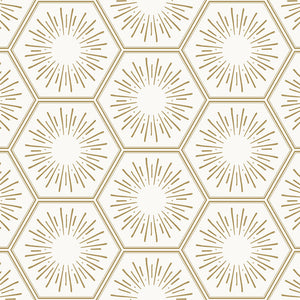 Peel + Stick Removable Wallpaper: Gold Tones