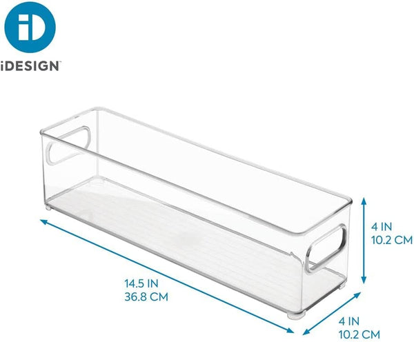 Stackable Fridge/Pantry Storage Bin, 14 x 4 x 4