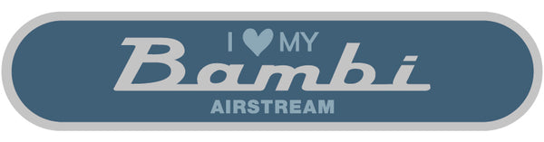 I Love My Airstream Bumper Stickers