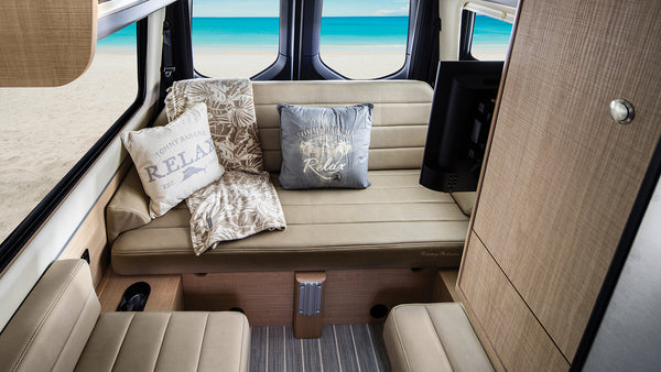 Interior Lounge Sofa with Pillows