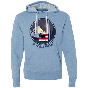 Airstream Let The Good Times Roll Americana Unisex Midweight Hoodie