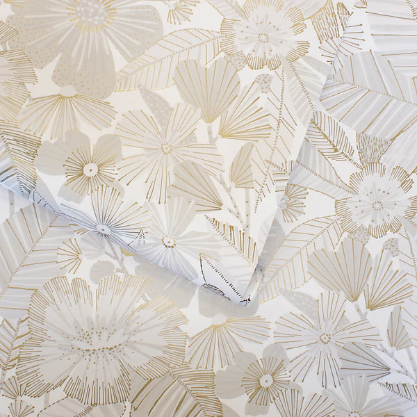 Metallic Bloom Peel + Stick Removable Wallpaper