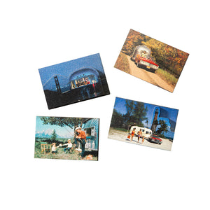 Ardean Miller Airstream Photo Wood Magnets