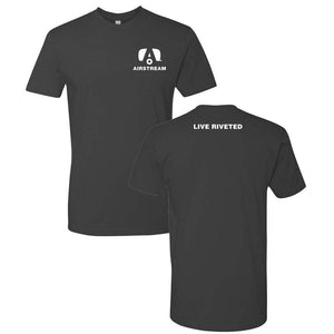 Airstream Trailer A Live Riveted Unisex Crew Neck T-Shirt