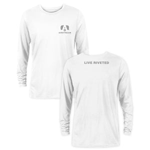 Airstream Trailer A Live Riveted Unisex Long Sleeve T-Shirt