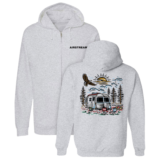 Airstream Eagle View Zip Up Hoodie