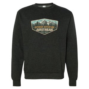 Airstream 1931 Outdoor Adventure Badge Unisex Crew Neck Sweatshirt