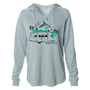 Airstream Vintage Happy Camper Super Soft Women's Hoodie