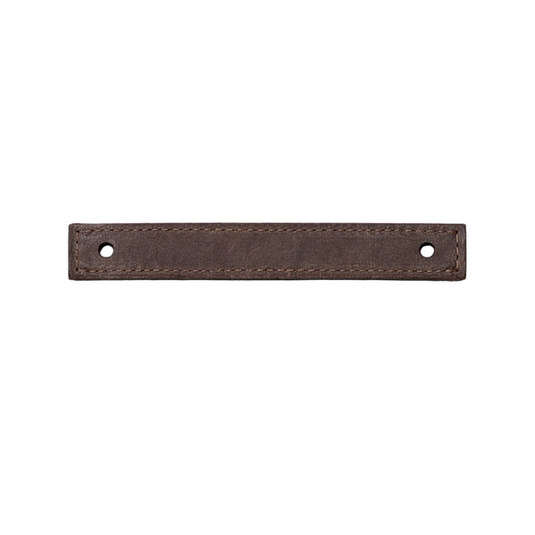 leather strap on white background