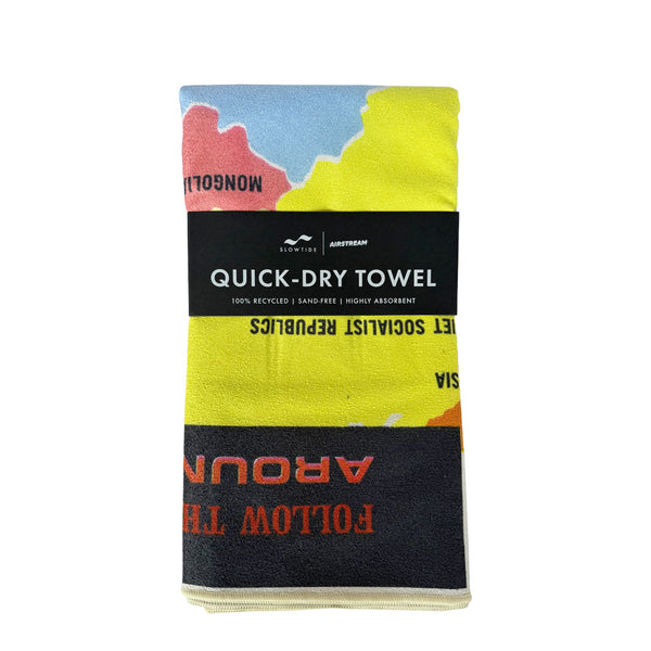 Airstream x Slowtide Around the World Quick Dry Travel Towel