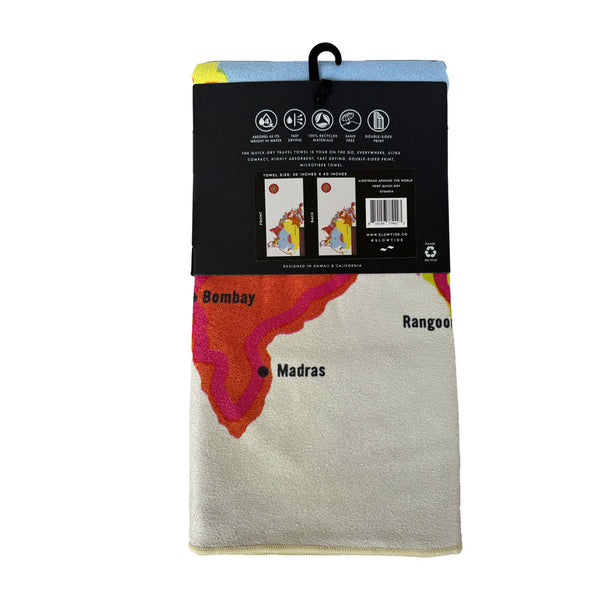Airstream x Slowtide Around the World Quick Dry Travel Towel