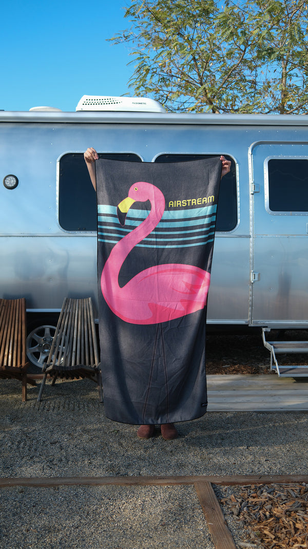 Airstream x Slowtide Flamingo Quick Dry Travel Towels