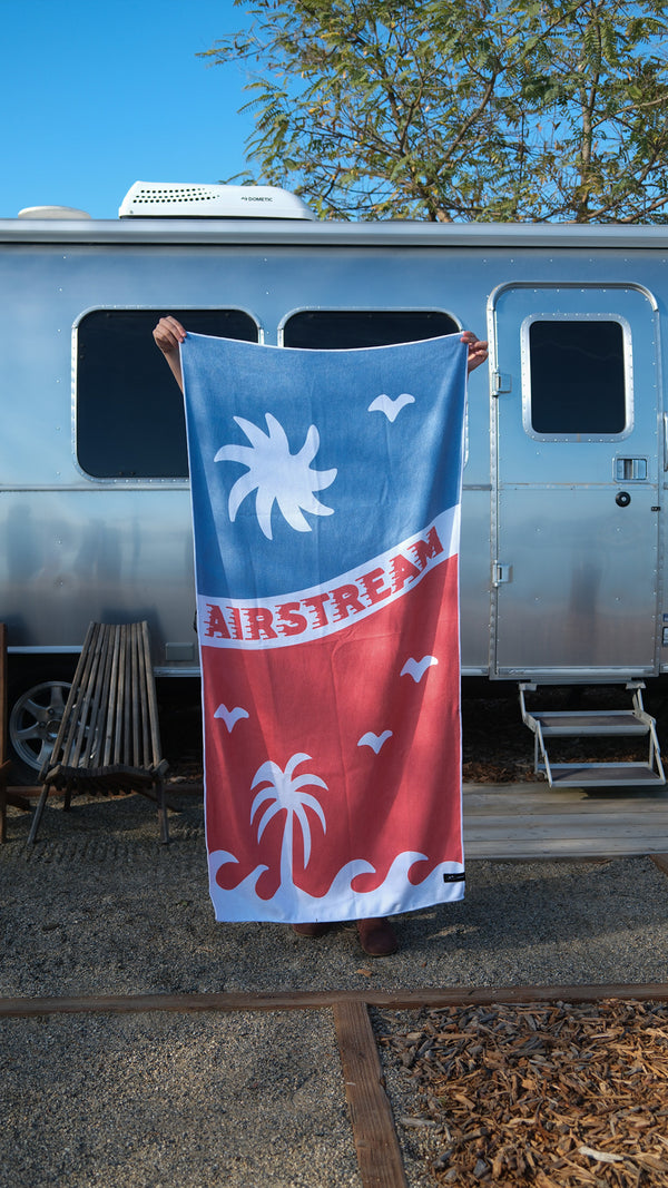 Airstream x Slowtide Vintage Wave Quick Dry Travel Towel