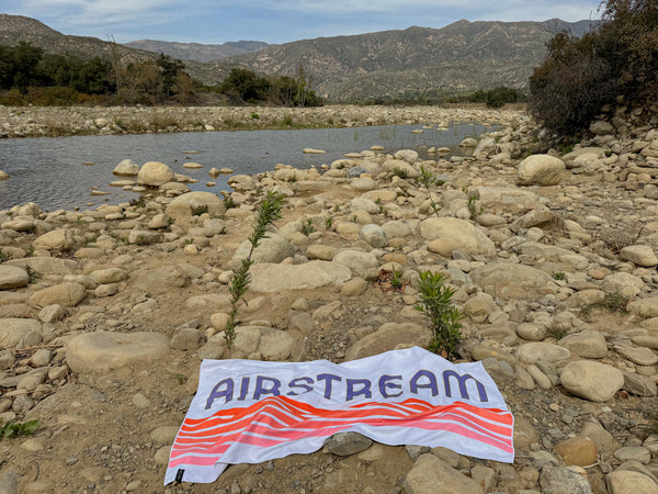 Airstream x Slowtide Ombre Stripe Quick Dry Travel Towel