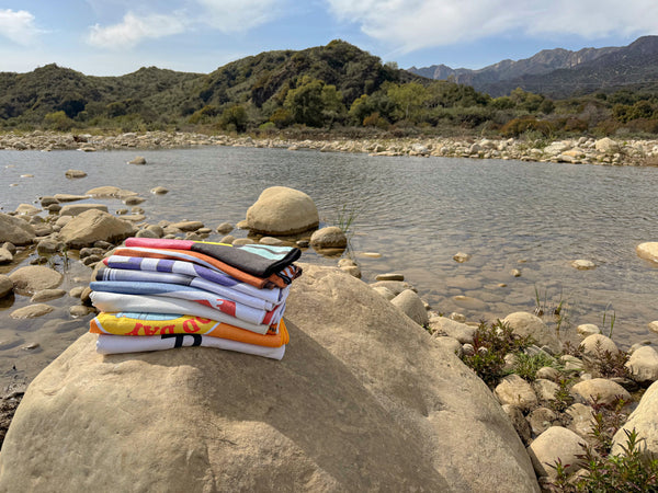 Airstream x Slowtide Around the World Quick Dry Travel Towel