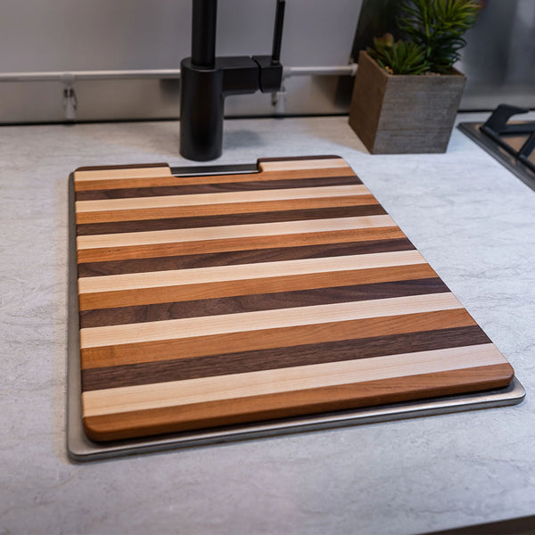 Wood Sink Cutting Boards for Flying Cloud Travel Trailers