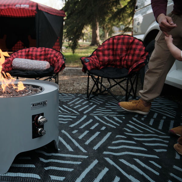 Striped Peaks Outdoor Mat by KUMA
