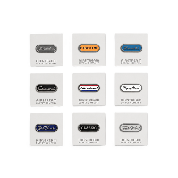 Airstream Travel Trailer Badge Pins