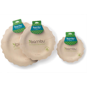 Biodegradable Bamboo Fancy Plates