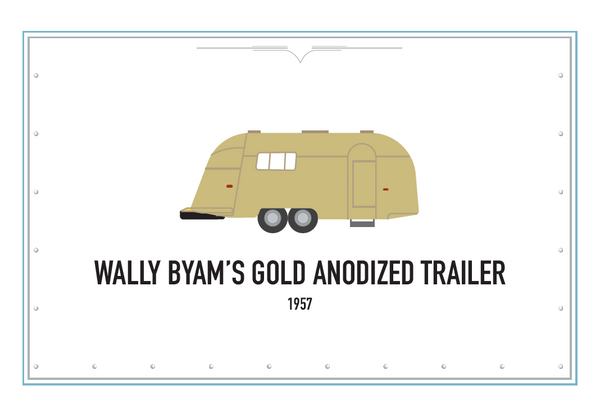 Wally's Gold Airstream Vintage Greeting Cards 6